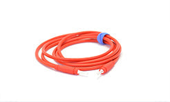 High-current cable 3m red 1pol 10mm²