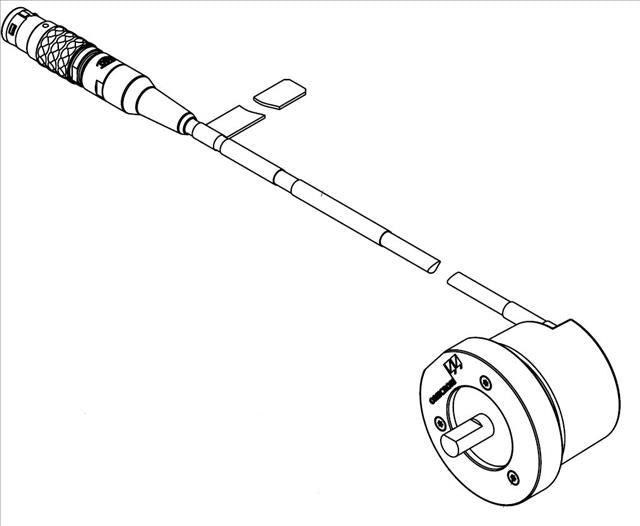 Digital rotary transducer EIL580P-SC Sensor 0.9m w holder