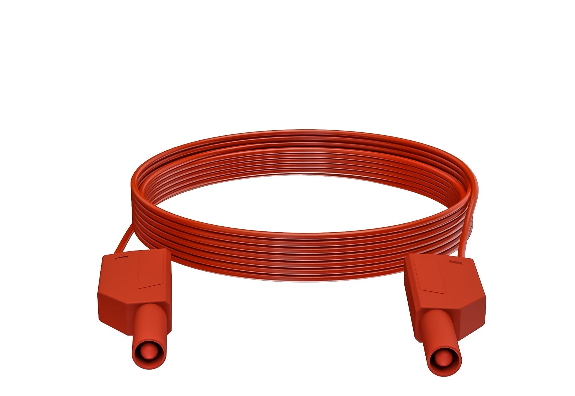 Testlead 6m red 1p 2.5mm2 Si/Si 4mm plugs