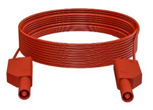 Testlead 10m red 1p 2.5mm2 Si/Si 4mm plugs