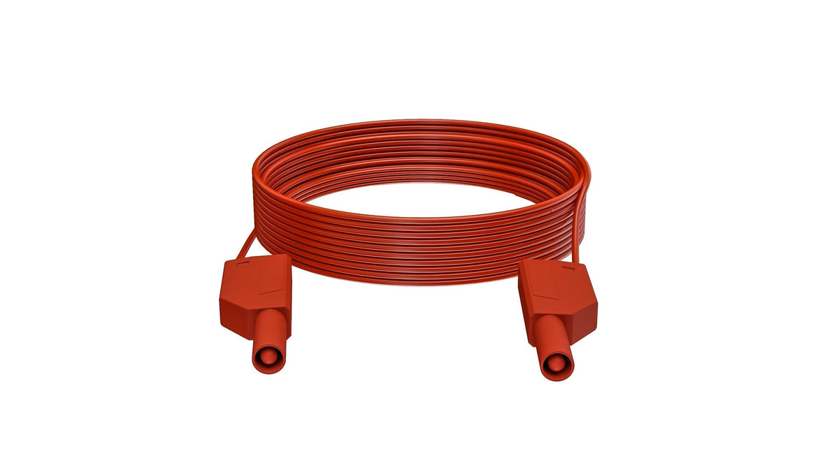 Testlead 10m red 1p 2.5mm2 Si/Si 4mm plugs