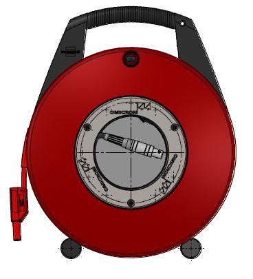 Cable drum LV Lemo 20m RED