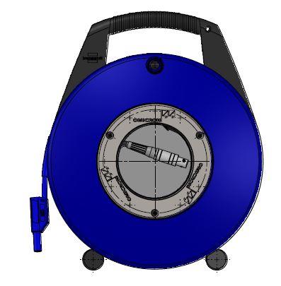 Cable drum LV Lemo 20m BLU