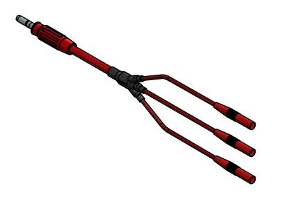 3-in-1 current cable adapter 300mm