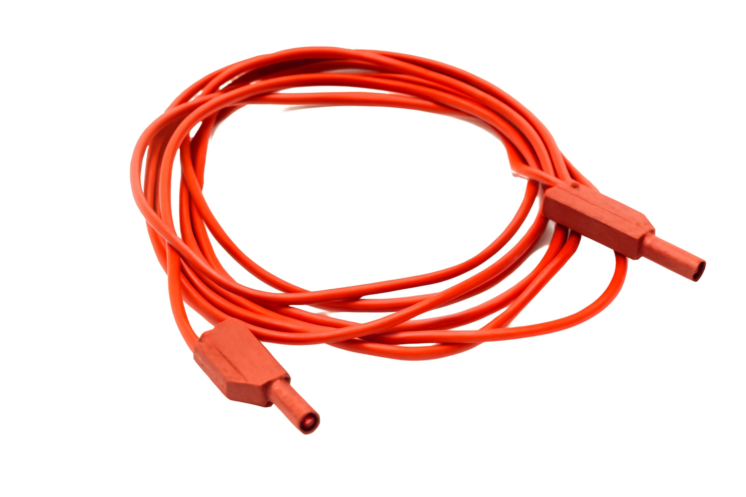 TestLead 3m RED 1p 2.5mm2 Si/Si 4mm plugs