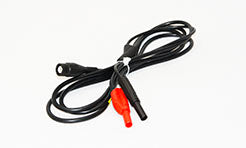 BNC to Banana connection cable 2m RG58 PVC 4mm