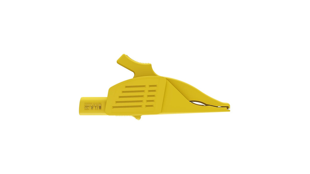 Clamp 32A YEL 4mm 66.9575-24