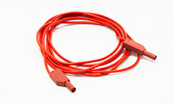 TestLead 3m RED 1p 2.5mm2 Si/Si 4mm plugs