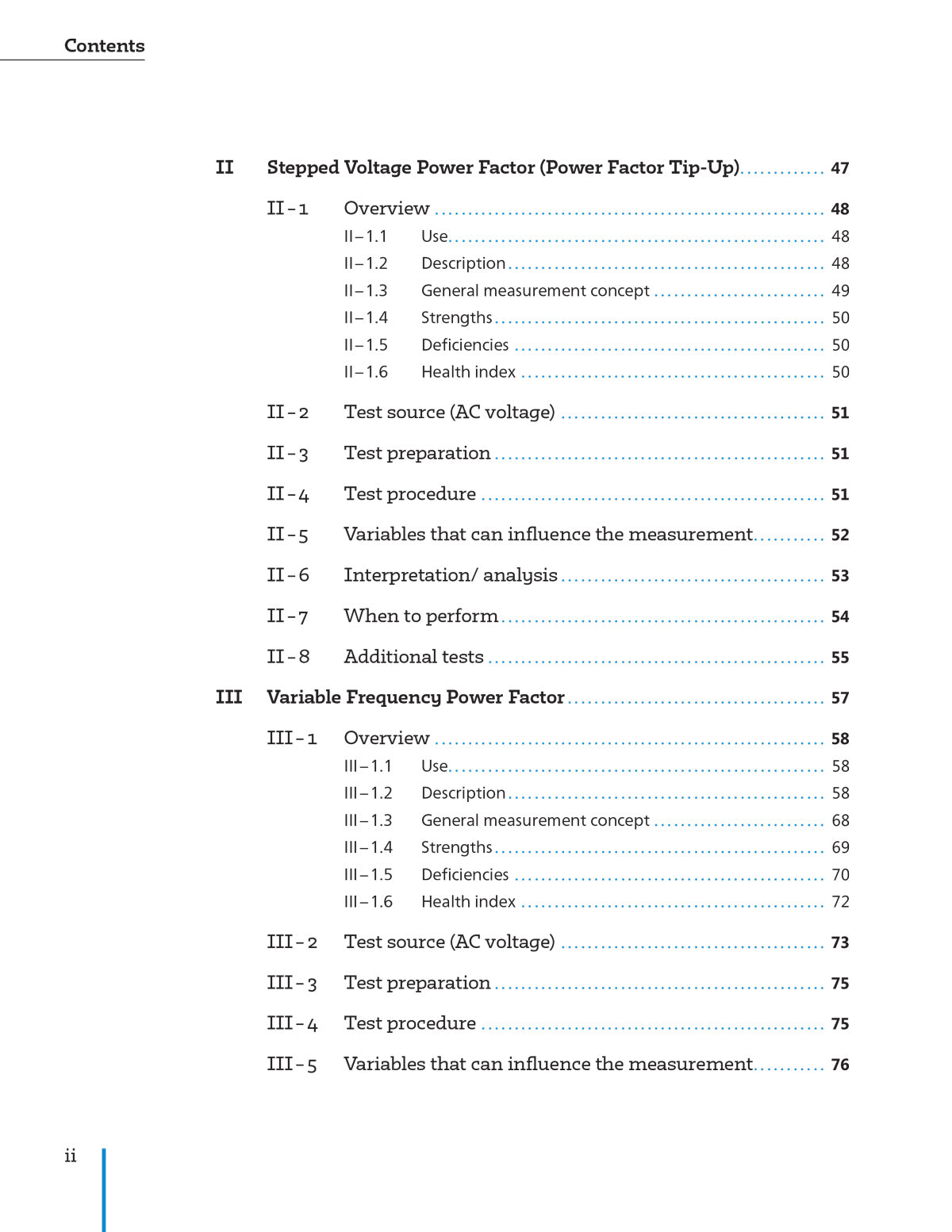 Table of Contents (Page 2)