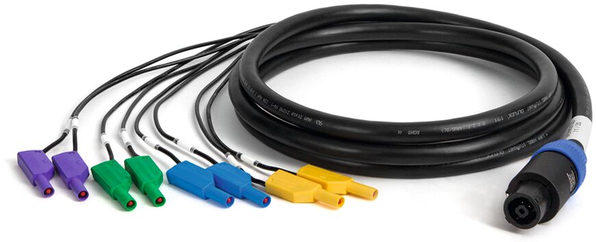 VBO2 LV Cable 8x2.5 Speakon 4mm Banana