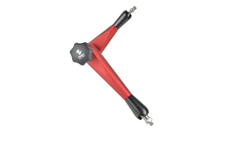 Flexible arm, short, 4.800 red M8