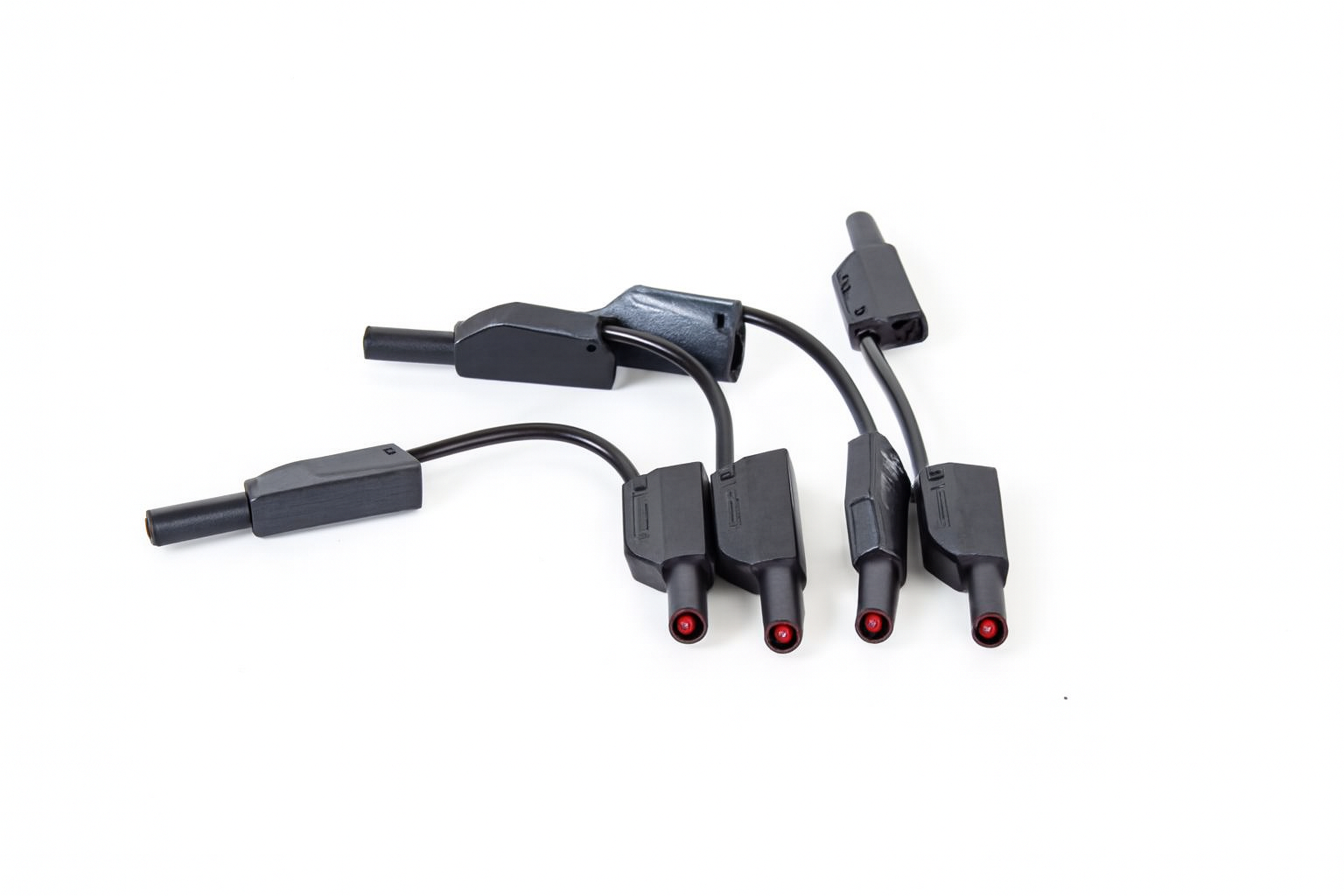 Test lead 5.5 cm BLK 1p 2.5 mm² Si/Si 4 mm plugs (Jumper)