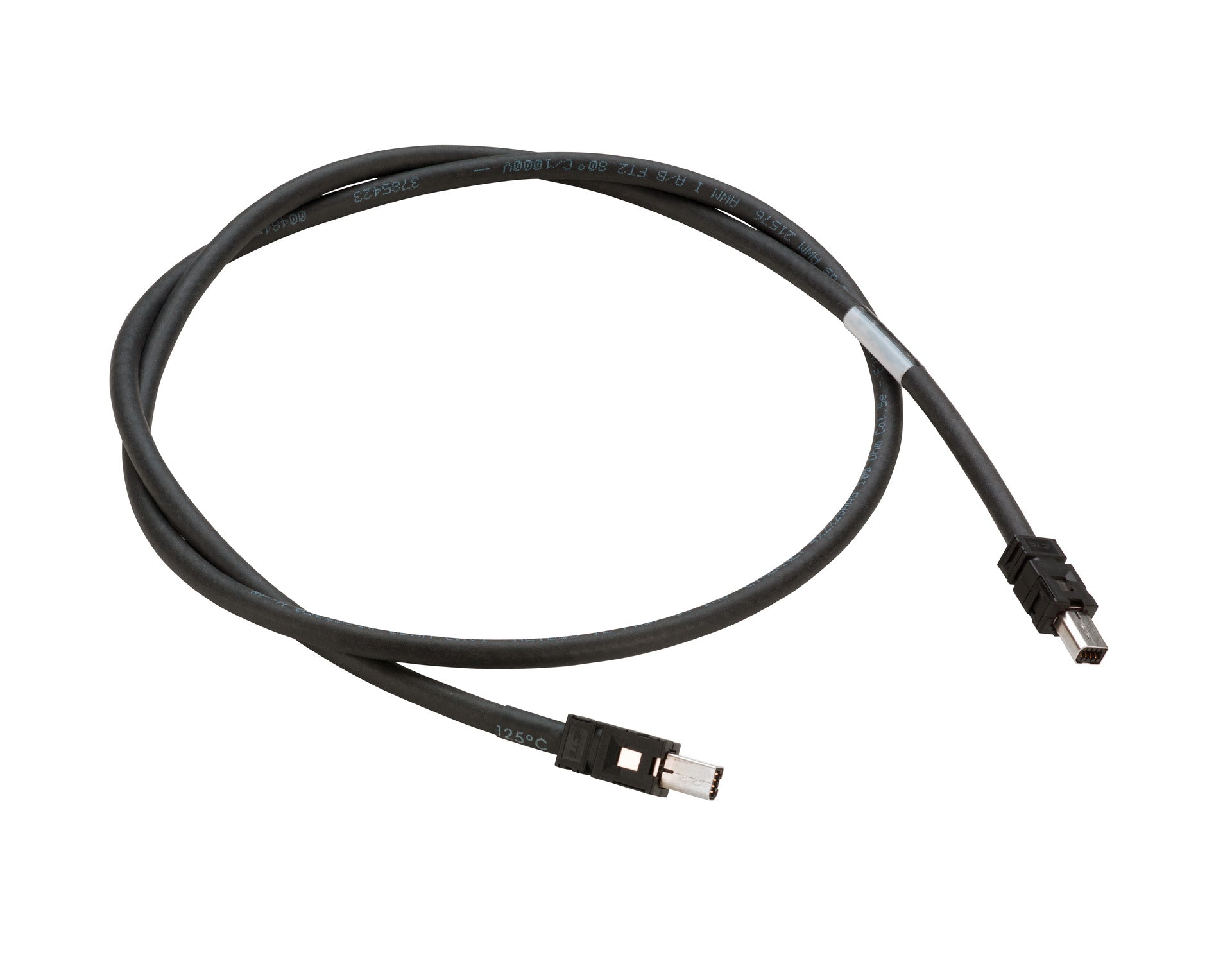 Expansion port cable 1 m blk MiniIO CrossOver CAT.5