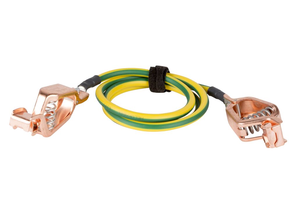 Grounding leads 2m YE/GN